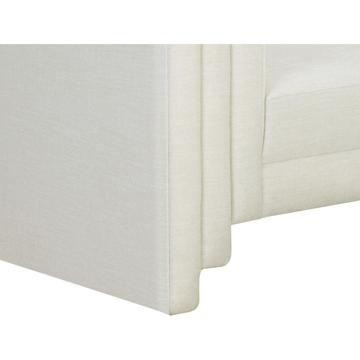 Kira Heather Ivory Tweed Armchair